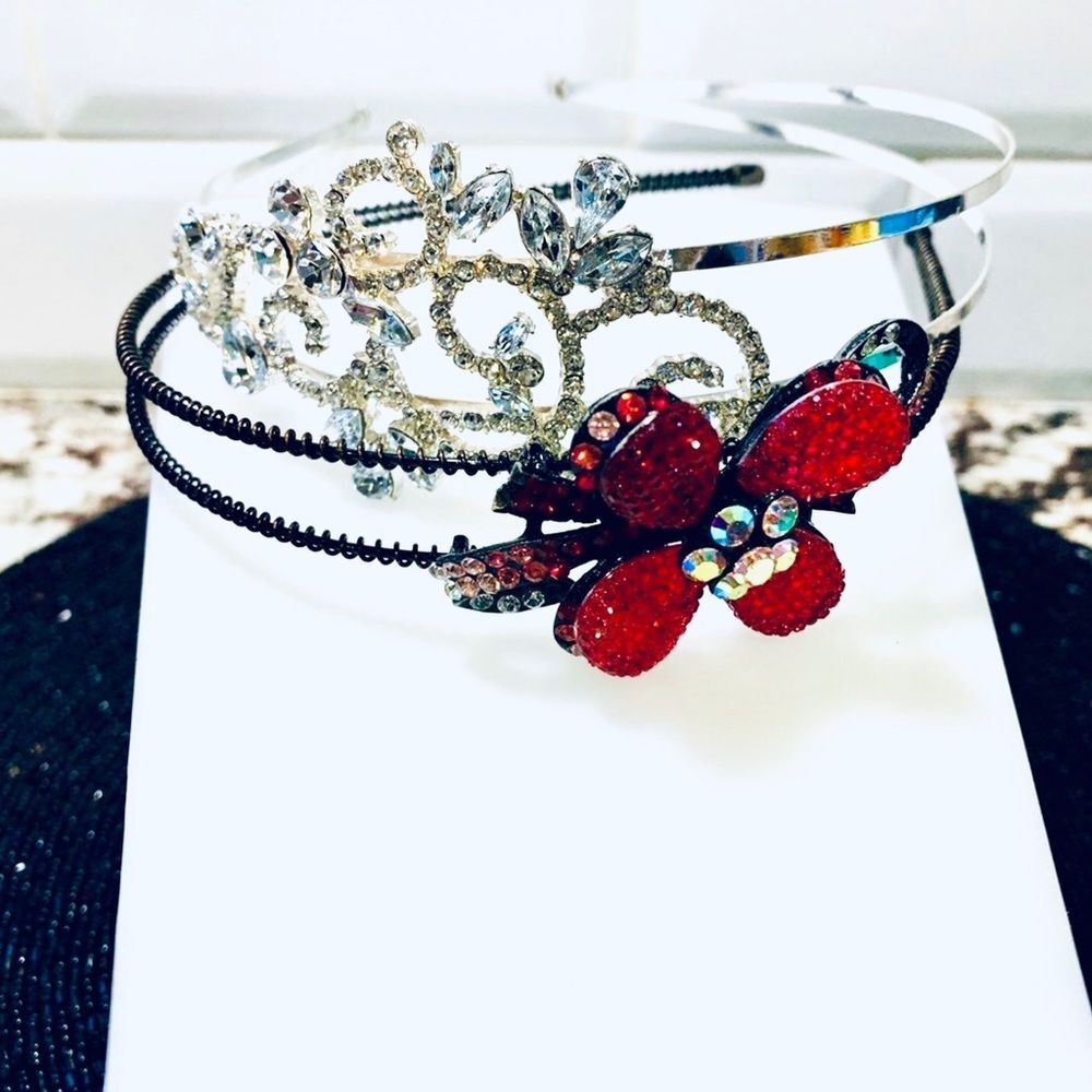 Rhinestones Headbands 2 NWOT